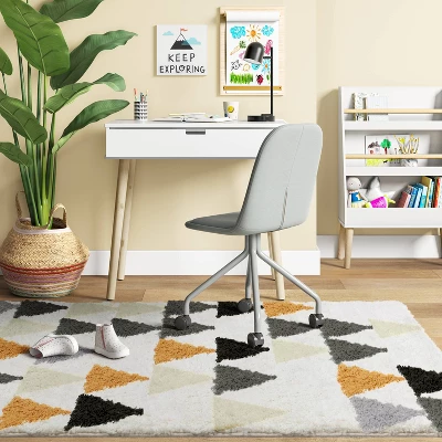 5'x7' Triangles Shag Kids' Rug Black/Cream - Pillowfort™ 5'x7' Triangles Shag Kids' Rug Black/Cream - Pillowfort™ -Pillowfort Shop GUEST 10b46697 3013 455d aa20 c8c9c3896f10