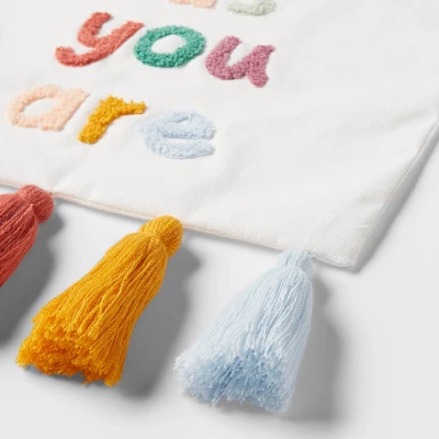 10oz 'Come as you are' Kids' Wall Decor with Tassels - Pillowfort™ 10oz 'Come As You Are' Kids' Wall Decor With Tassels - Pillowfort™ -Pillowfort Shop GUEST 10ccd5e9 5624 4c0a 9de3 b95bfc0721f9