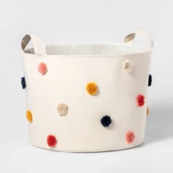 Pom-Pom Kids' Storage Basket Cream - Pillowfort™ 5 Pom-Pom Kids' Storage Basket Cream - Pillowfort™ -Pillowfort Shop GUEST 13e4dbef df98 4d2c a3ff 314fc8722bbf