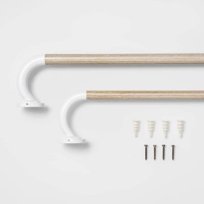 Blackout Kids' Curtain Rod Natural Wood/White - Pillowfort™ Blackout Kids' Curtain Rod Natural Wood/White - Pillowfort™ -Pillowfort Shop GUEST 2919f677 3c56 4436 9670 146b8fc25171