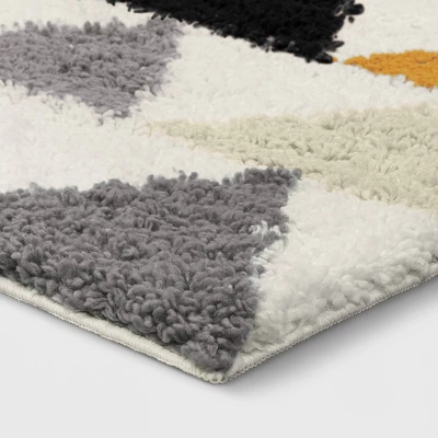 5'x7' Triangles Shag Kids' Rug Black/Cream - Pillowfort™ 5'x7' Triangles Shag Kids' Rug Black/Cream - Pillowfort™ -Pillowfort Shop GUEST 30cbdc93 7996 499f 98ba 53a5fcc2e0c6