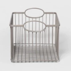 Wire Stackable Kids' Storage Basket Gray - Pillowfort™ -Pillowfort Shop GUEST 31e4c075 94a5 4911 9f31 bffc15647574