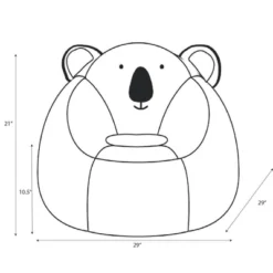 Koala Kids' Bean Bag Chair - Pillowfort™ -Pillowfort Shop GUEST 3688780a 0be5 40a4 b824 d6f306089e25