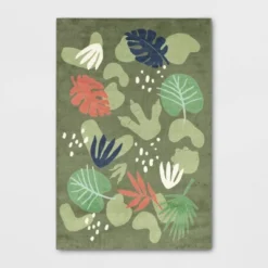 Dinosaur Shapes Kids' Rug Green - Pillowfort™ -Pillowfort Shop GUEST 36dc32e8 a2e7 4b94 9907 c2937ad75559