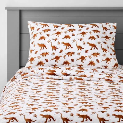 Dinosaur Cotton Kids' Sheet Set Watercolor Brown - Pillowfort™ Dinosaur Cotton Kids' Sheet Set Watercolor Brown - Pillowfort™ -Pillowfort Shop GUEST 5ecf11ad 8c8a 41b1 90f5 0ecb850bf24c