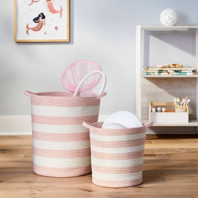 Striped Coiled Kids' Rope Basket - Pillowfort™ Striped Coiled Kids' Rope Basket - Pillowfort™ -Pillowfort Shop GUEST 78986f3a 45d7 45d0 9225 0dd9d2eb9e06