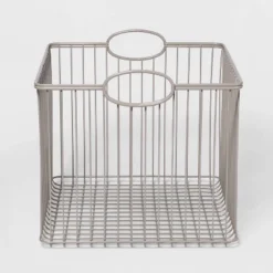 Wire Stackable Kids' Storage Basket Gray - Pillowfort™ -Pillowfort Shop GUEST 91087446 1ff9 4ec6 914c 45ee8beec810