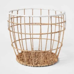 Kids' Woven Basket Natural With White Rim - Pillowfort™ -Pillowfort Shop GUEST 92a32589 ee3e 4487 935d 5e382fad68f7