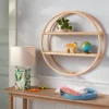 Rattan Kids' Round Shelf Natural - Pillowfort™
