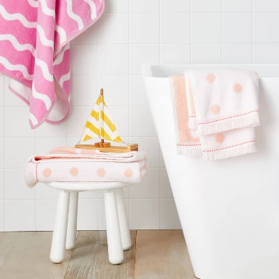 Dot Kids’ Towel Pink with SILVADUR™ Antimicrobial Technology - Pillowfort™ Dot Kids’ Towel Pink With SILVADUR™ Antimicrobial Technology - Pillowfort™ -Pillowfort Shop GUEST a08c796c f92c 497f bd9a 4c35bbd29313