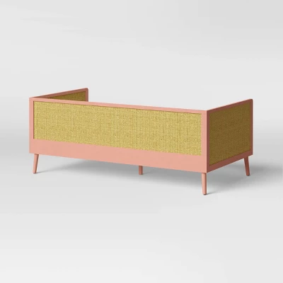 Twin Rattan & Wood Kids' Daybed Pink - Pillowfort™ Twin Rattan & Wood Kids' Daybed Pink - Pillowfort™ -Pillowfort Shop GUEST a23cb136 7107 4ff0 8e54 0c39f8812676