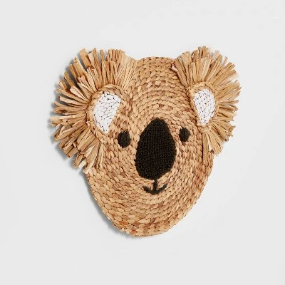 Water Hyacinth Koala Head Kids' Wall Decor Natural - Pillowfort™ Water Hyacinth Koala Head Kids' Wall Decor Natural - Pillowfort™ -Pillowfort Shop GUEST a51622c4 f2cf 47bd 98eb bda28688e764