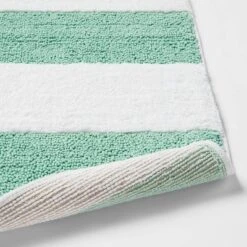 Rugby Striped Kids' Bath Rug Teal - Pillowfort™ -Pillowfort Shop GUEST a9e6f774 c7ac 4f9b be70 54eb06fa0893