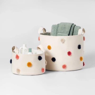 Pom-Pom Kids' Storage Basket Cream - Pillowfort™ Pom-Pom Kids' Storage Basket Cream - Pillowfort™ -Pillowfort Shop GUEST b987c9fb 186c 443e 9da6 efca0c8c840e