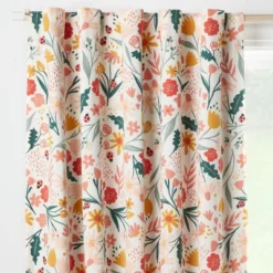 In The Garden Full Printed Blackout Kids' Curtain Panel - Pillowfort™ -Pillowfort Shop GUEST c779c679 0ab7 454a 9d62 8f3ad141a7bd
