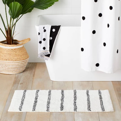Striped Kids' Bath Rug Black & White - Pillowfort™ Striped Kids' Bath Rug Black & White - Pillowfort™ -Pillowfort Shop GUEST ca04412a 8541 4587 bcd5 11742c89c25a
