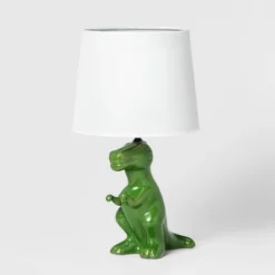 Dinosaur Kids' Table Lamp Green - Pillowfort™ -Pillowfort Shop GUEST cac86f5f 7976 4338 a4ff da1c7dbc99cb