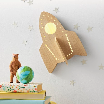 Rocket Wood Lit Kids' Wall Decor - Pillowfort™ Rocket Wood Lit Kids' Wall Decor - Pillowfort™ -Pillowfort Shop GUEST ce673589 7e04 4ff5 89dc fddaae8be98f