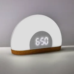 Wake Up Light Rise With Wood Kids' Nightlight - Pillowfort™ -Pillowfort Shop GUEST d1876ddf 027a 425b 9e09 6bfb5b7d6eed