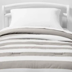 Toddler Rugby Striped Cotton Kids' Comforter - Pillowfort™ -Pillowfort Shop GUEST dfd37474 3199 4e89 bf8f 0a344386789b