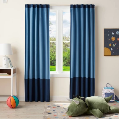 84" Tonal Blackout Window Kids' Panel Blue - Pillowfort™ 84" Tonal Blackout Window Kids' Panel Blue - Pillowfort™ -Pillowfort Shop GUEST e6392425 c4e0 44cb 851a 802091b0b50a