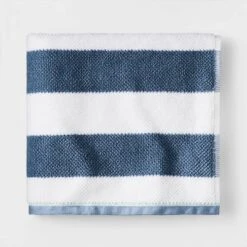 Striped Kids’ Towel Navy With SILVADUR™ Antimicrobial Technology - Pillowfort™ -Pillowfort Shop GUEST e97c7b6b a46c 47c0 bcaf 2687e1db21b6