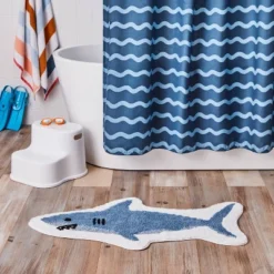 Shark Kids' Bath Rug - Pillowfort™