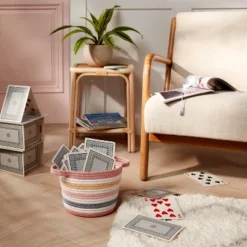 Striped Coiled Rope Kids' Storage Bin - Pillowfort™ -Pillowfort Shop GUEST f34aa5dc 5c04 4334 a97a 7f1abceb89ea