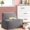 Armless Lounge Kids' Chair Gray - Pillowfort™