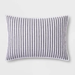 Chambray Striped Kids' Sham - Pillowfort™ -Pillowfort Shop GUEST fb526645 755a 4412 920a 59597bab4dd7